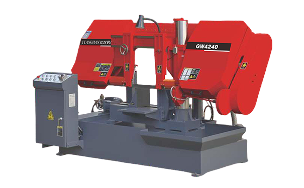 东区街道GW4240双柱卧式带锯床